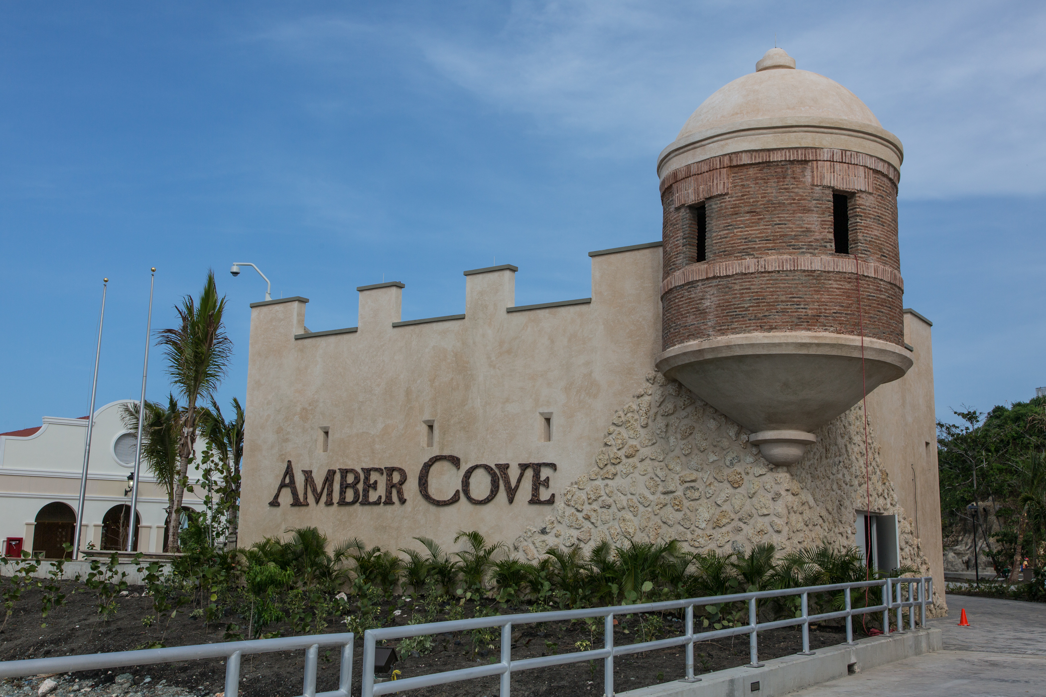 Entrance to the Amber Cove port.